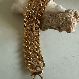 Vintage Elegant Gold Chain Bracelet
